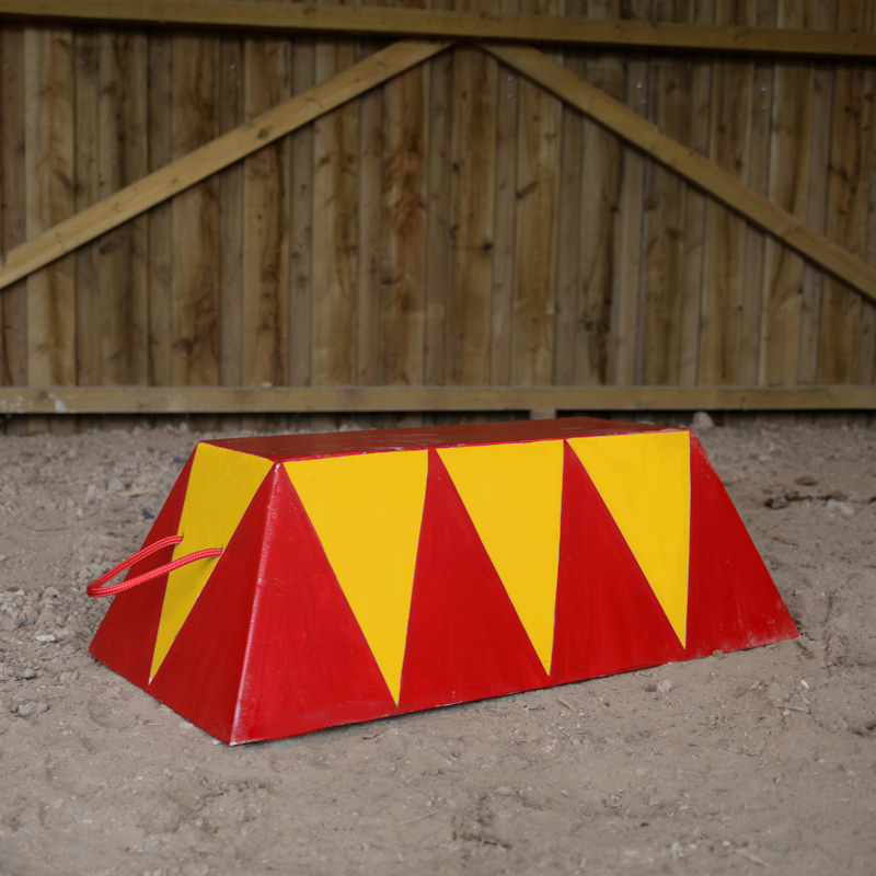 FOR SALE Red and Yellow Circus Stool 